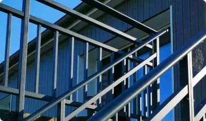 Garde-corps en aluminium moderne